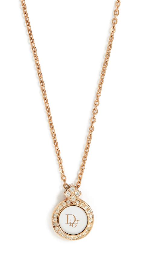 lady dior with crystals|Dior necklace price.